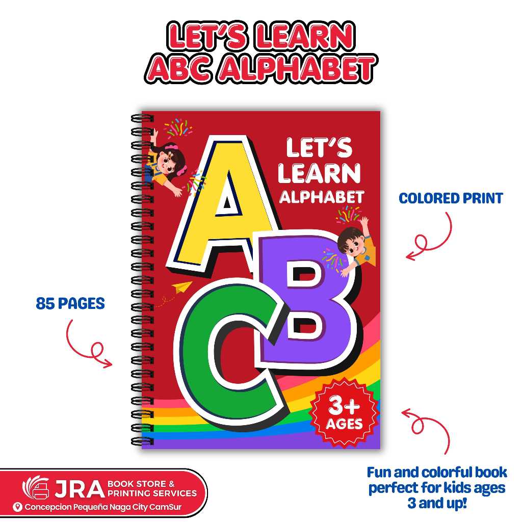 ABC Alphabet Workbook for Kids | Learn Alphabet Letters A-Z | Preschool ...