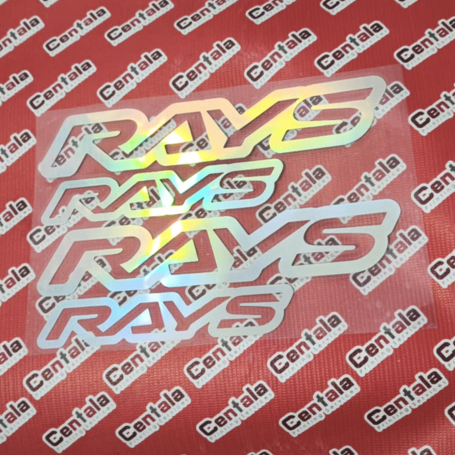 Rays Logo Sponsor sticker hologram 200mm | Shopee Malaysia