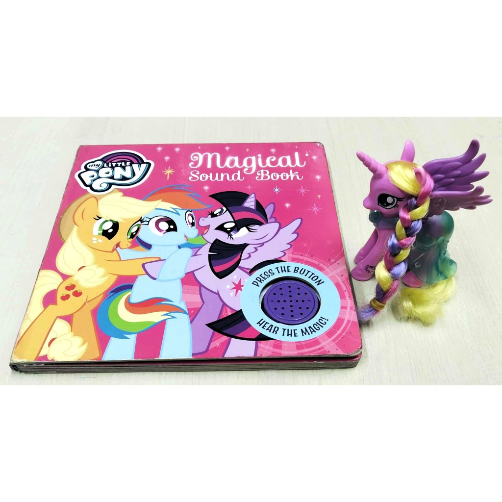 My Little Pony Magical Sound Book with Princess Cadance Toy Set ...