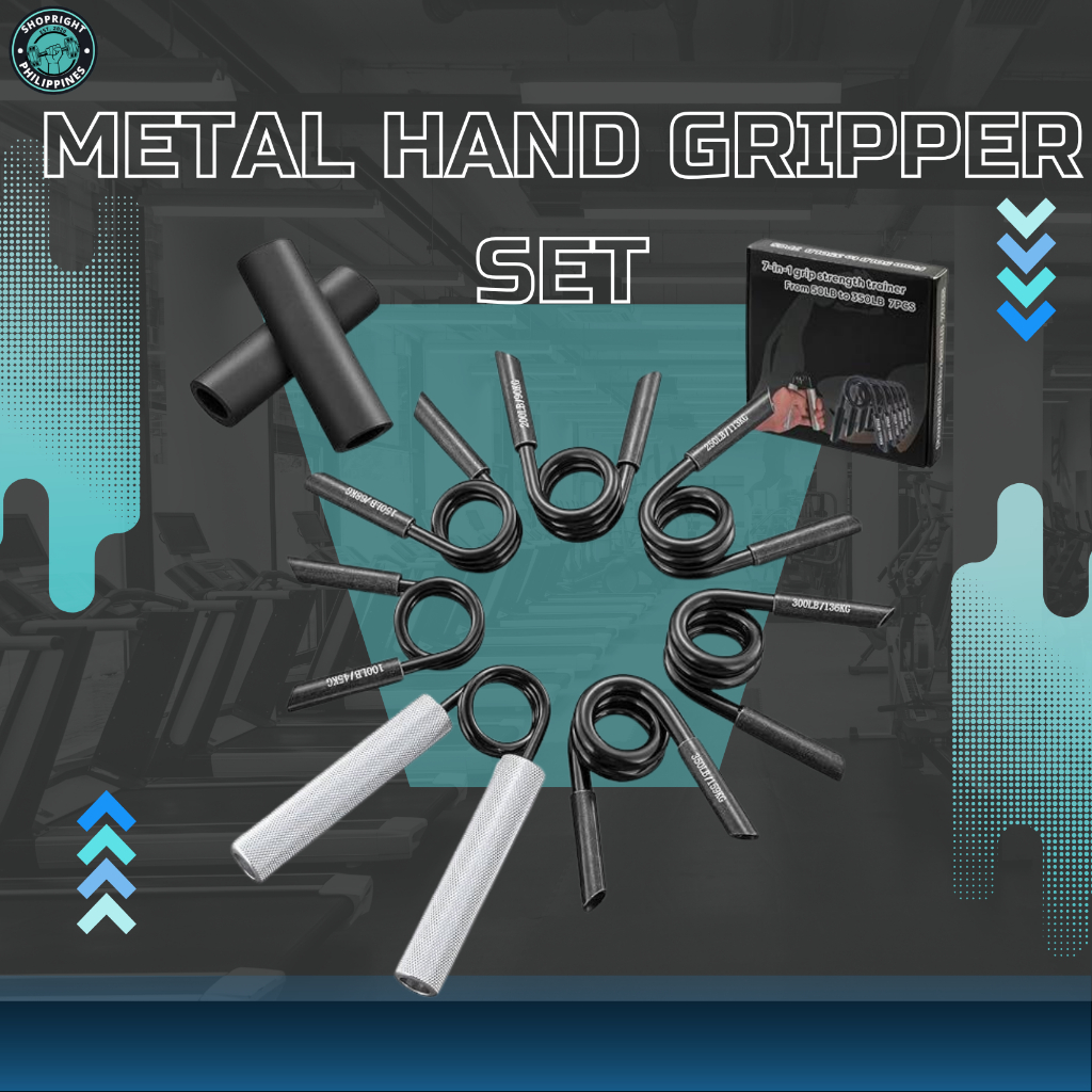 Heavy Duty Exercise Steel Hand Gripper Set Forearm Grip Strengthener ...