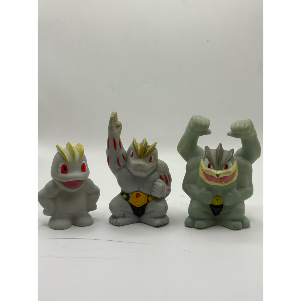 Pokemon Machop,Machoke, & Machamp Finger Puppet Figure Set | Shopee ...