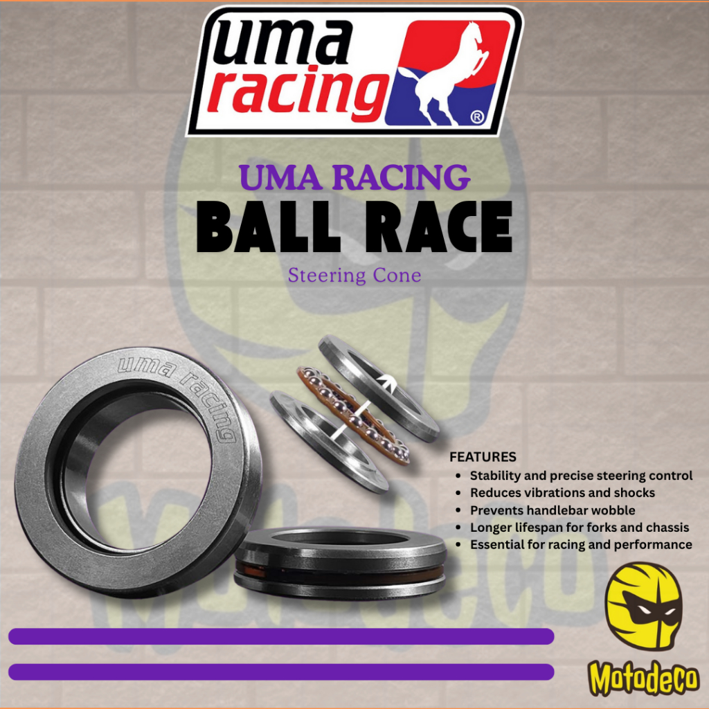 UMA RACING Ball Race Steering Cone for Raider 150 - Enhances Stability ...