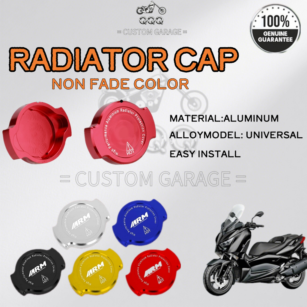 Locomotive radiator cap Universal Full Cnc Aluminum with Sticker for ...