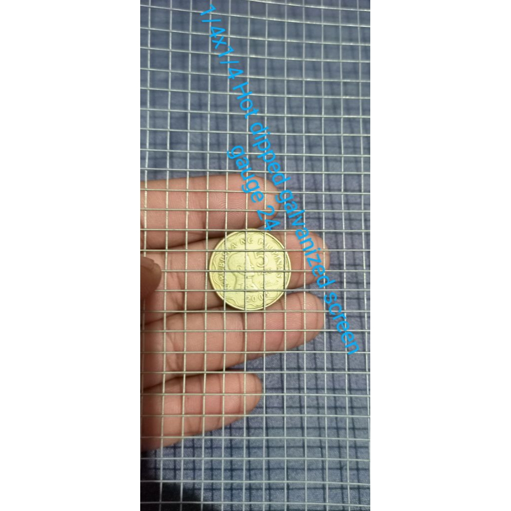 GAUGE 24 GALVANIZED SCREEN (per cut 39inches X 3feet) | Shopee Malaysia