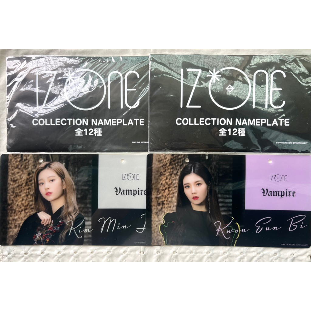 Official Iz*one Izone Vampire Collection Nameplate Japan | Shopee Malaysia