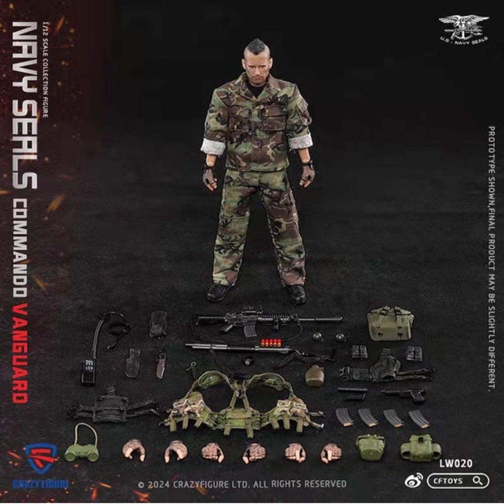 3rd Party 6 Inch Action Figure Commando Vanguard (Mafex; Mezco ...