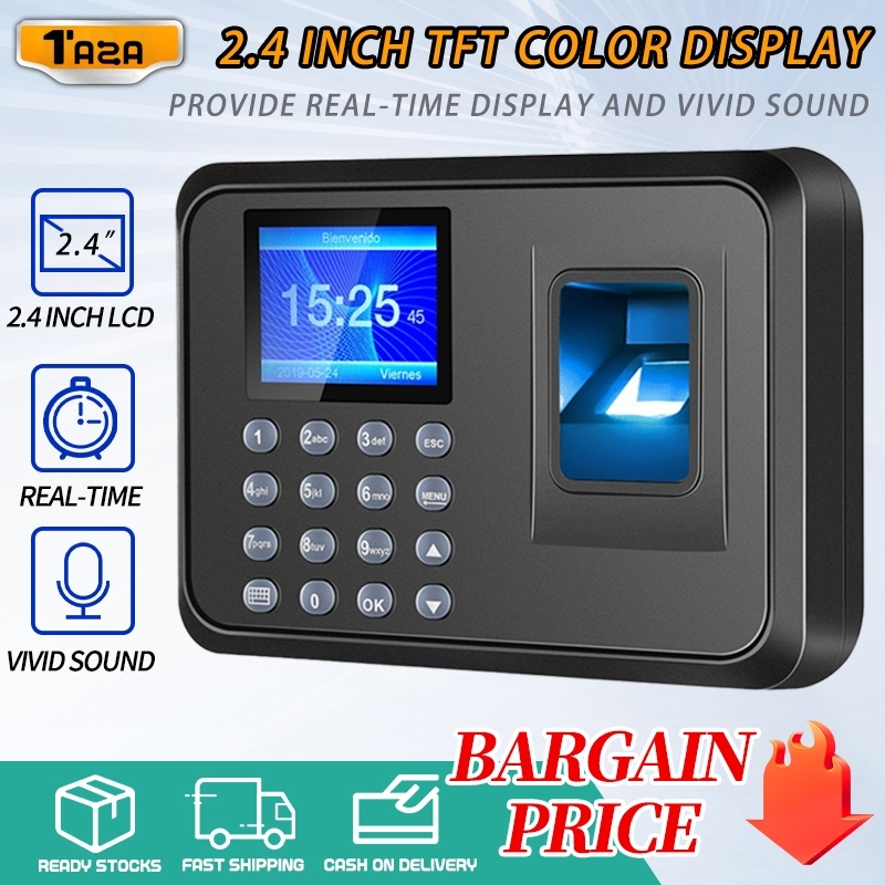 Fingerprint Attendance Machine LCD Screen Biometric Fingerprint Scanner ...