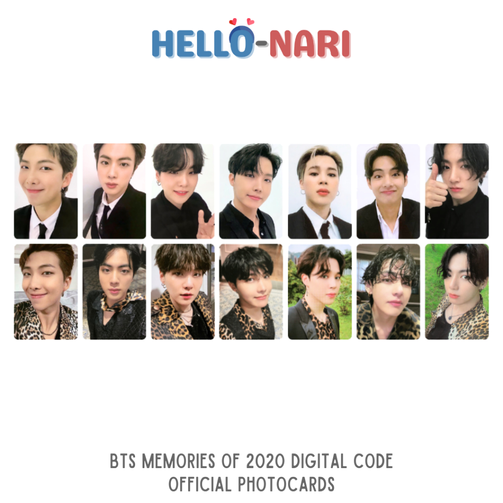 BTS Memories of 2020 Digital Code Official Photocards | Shopee Malaysia
