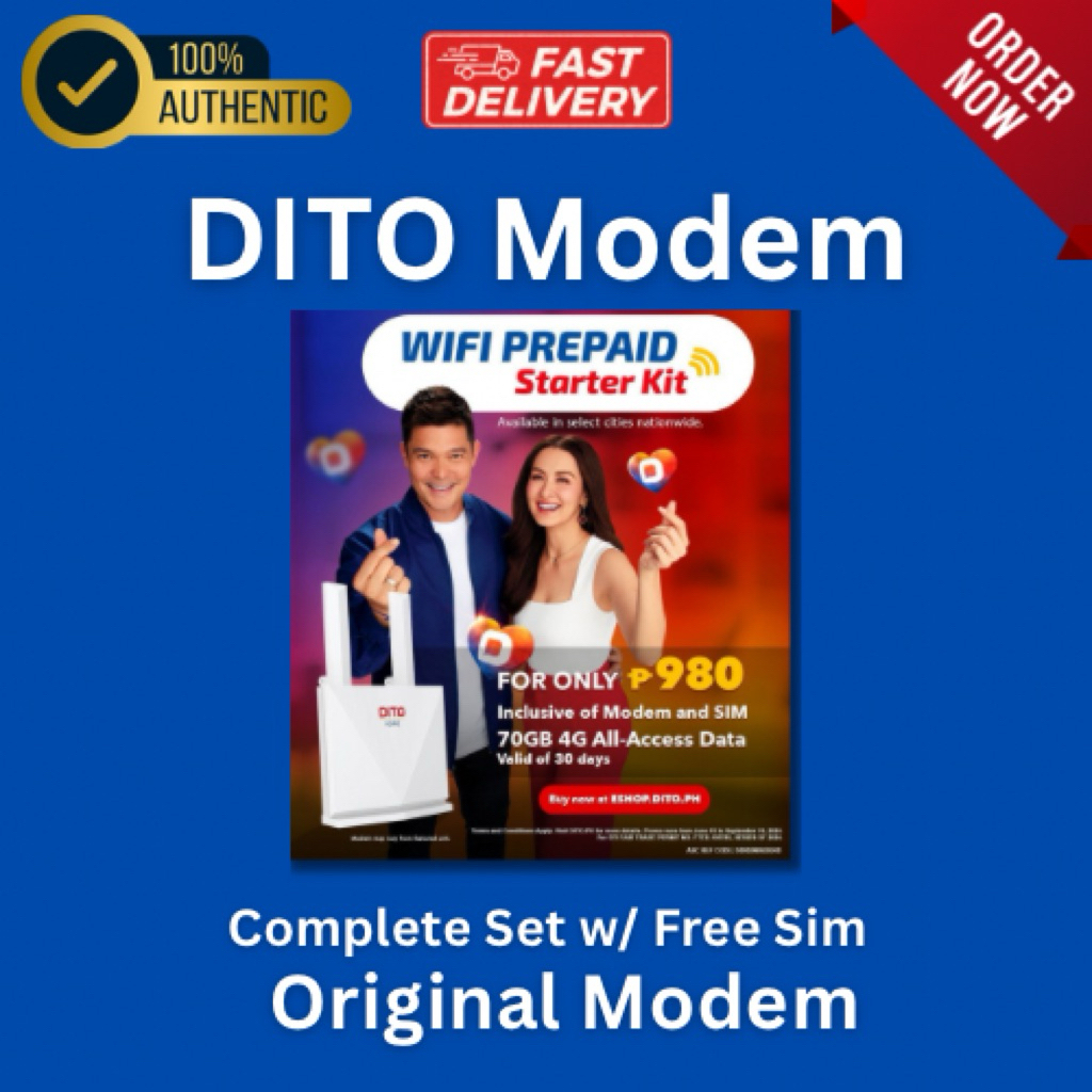 DITO Home Prepair WiFi Kit - Complete Set | Shopee Malaysia