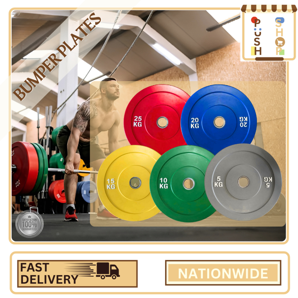 Olympic Plates Color Bumper Plates Rubber weights 5kg/10kg/15kg/20kg ...