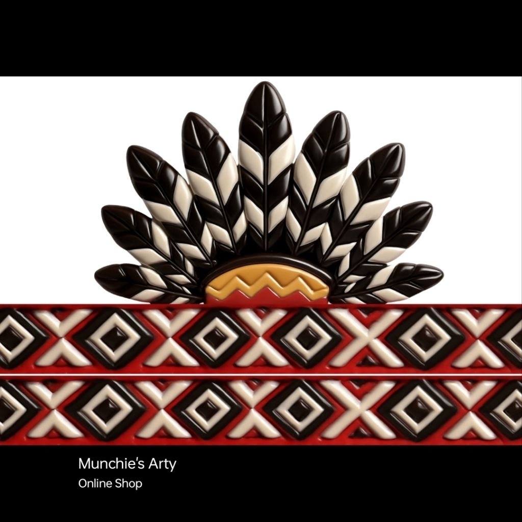 Printed buwan ng wika head dress for d i y costume uncut click