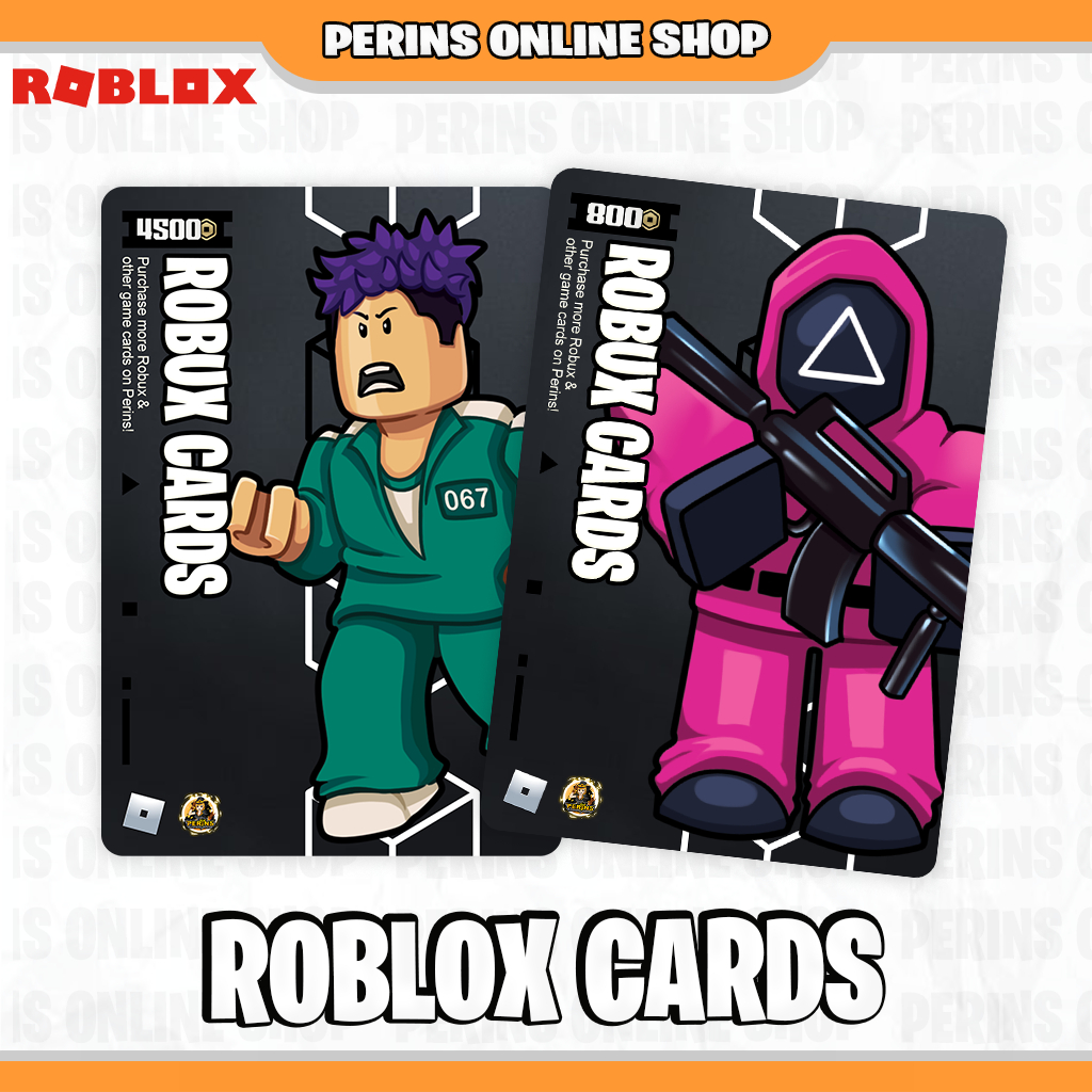Robux Cards (800 | 1200 | 2100 | 4500) with Free Stickers! (Cash on ...