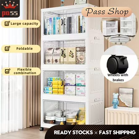 Pass Shop Foldable Cabinet Kitchen Drawer CabinetWardrobe Storage Box ...