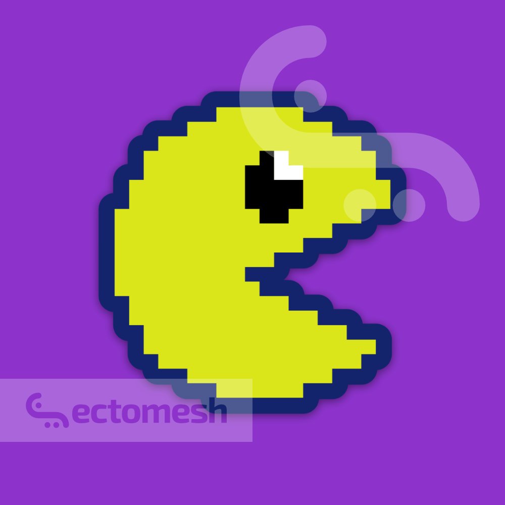 Pac-man Pixel - Vinyl Waterproof Sticker by EctoMesh | Shopee Malaysia
