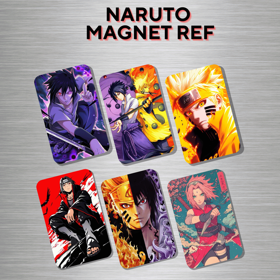 NARUTO V1 ANIME AFFORDABLE AND QUALITY MAGNET REF ATM SIZE | Shopee ...