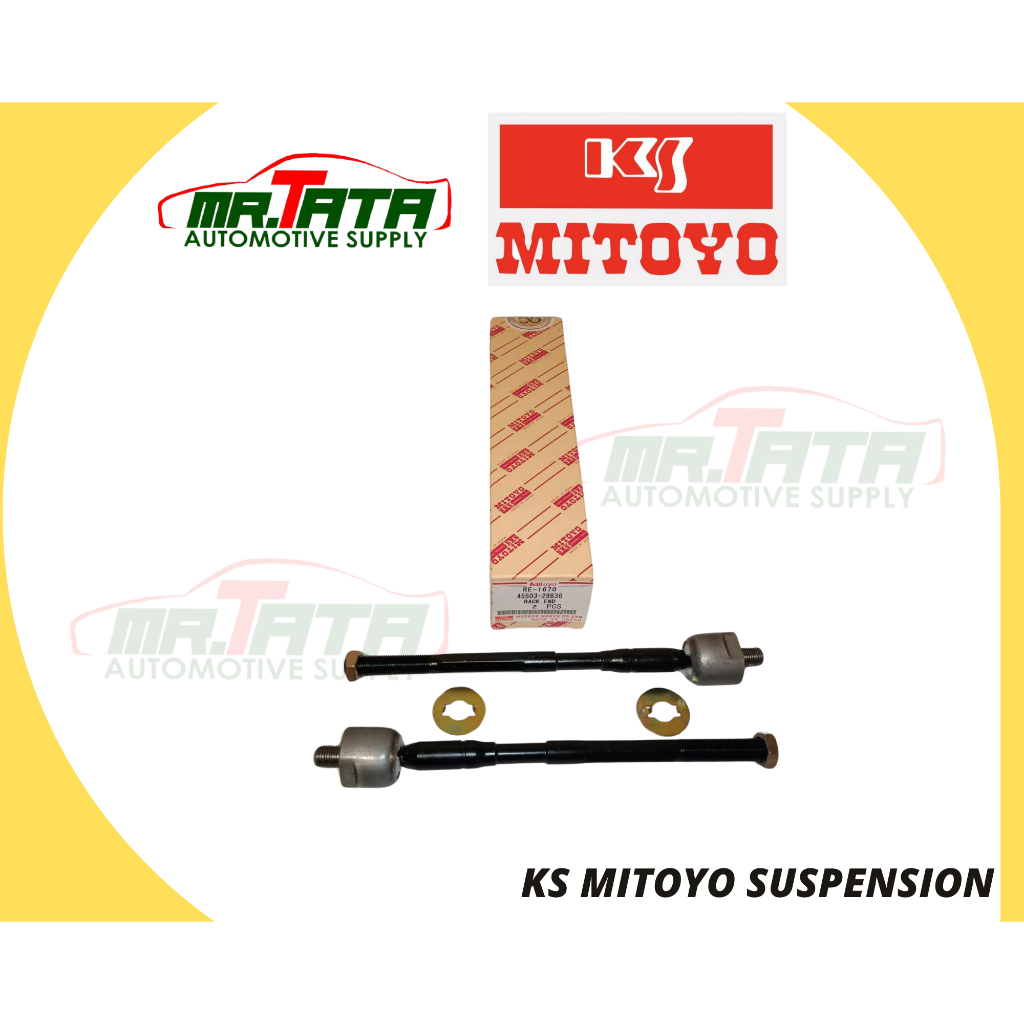 KS Mitoyo RACK END for Toyota Hiace 2005 to 2022 OLD FACE FLAT nose (RE ...