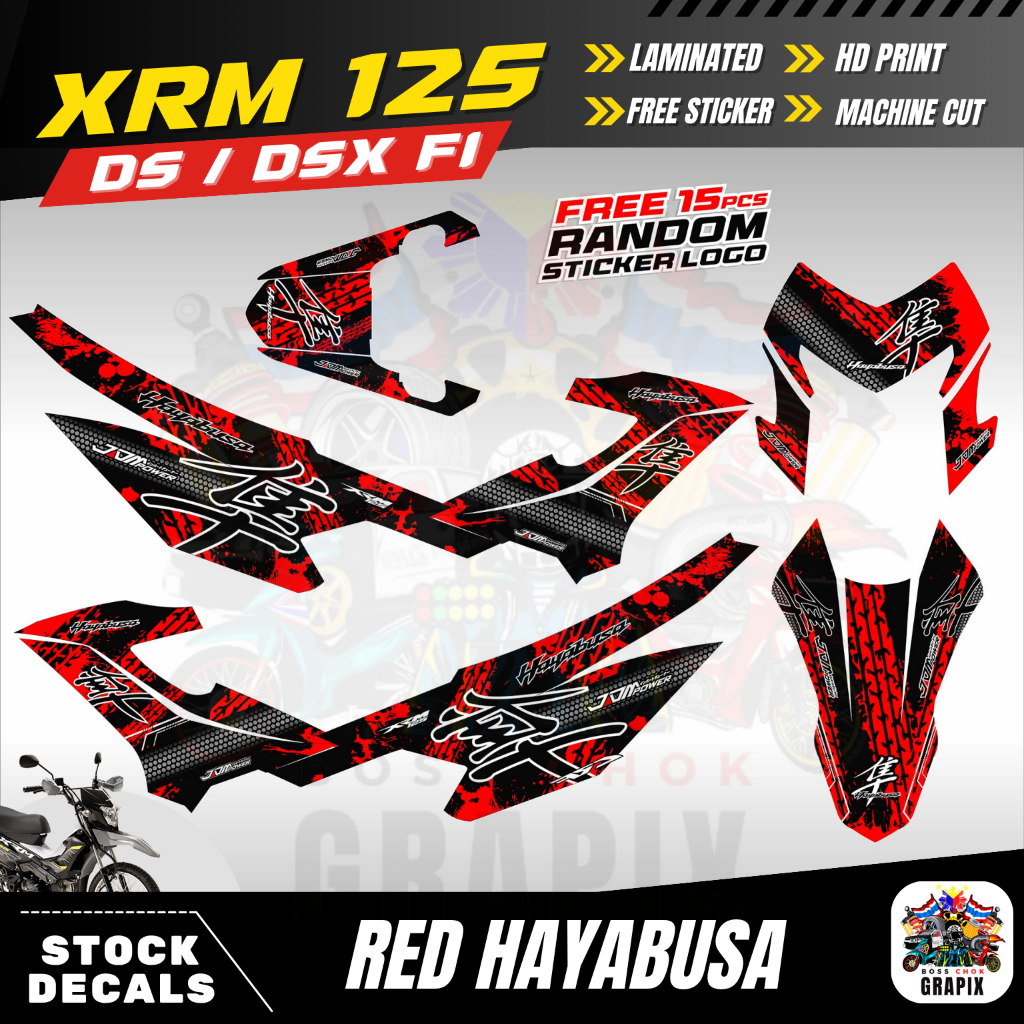 XRM 125 DS / DSX Fi Full Body Decals Sticker - Laminated Machine Cut ...
