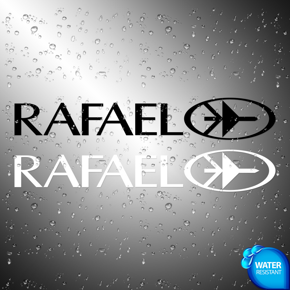 Rafael Israel | Sticker | Weather Proof die-cut decal | 8 inches ...