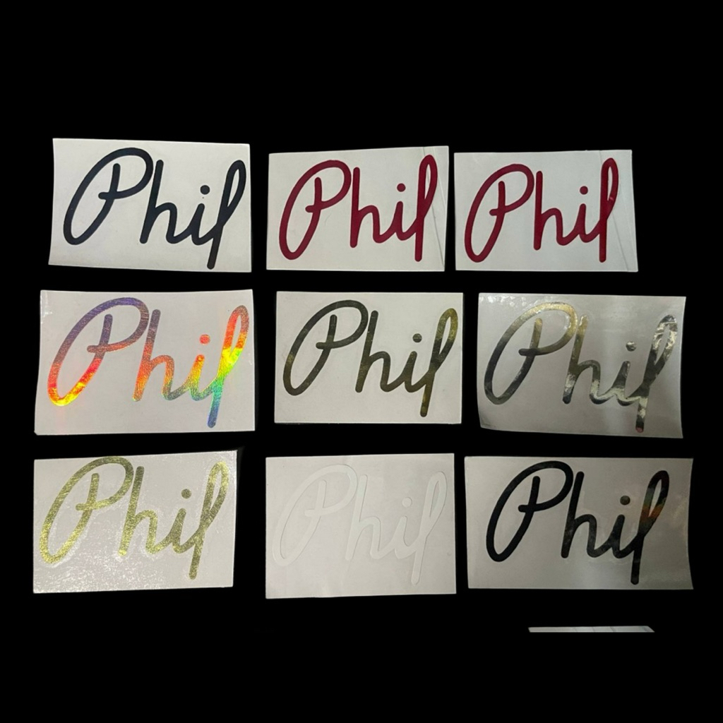 Phil Wood Logo Sticker / Decals for Bike Frame / Fixed Gear | Shopee ...