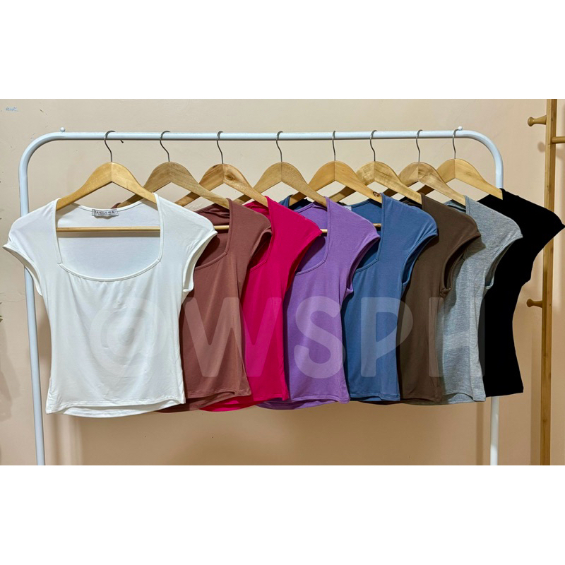 BKK TANGKWA PLAIN SEMI SQUARENECK (XS-MEDIUM) | Shopee Malaysia
