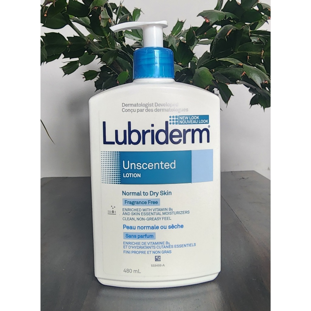 Lubriderm Unscented Body Lotion for Normal to Dry Skin, Fragrance Free