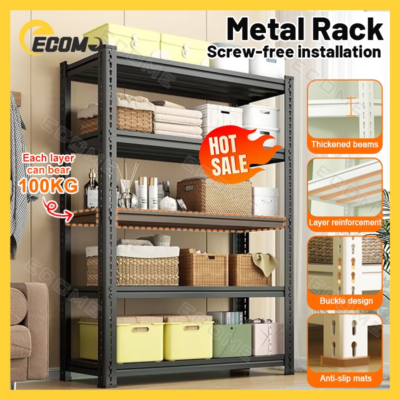 Metal Rack 3/5/6 layers shelf be expanded to accommodate larger items ...