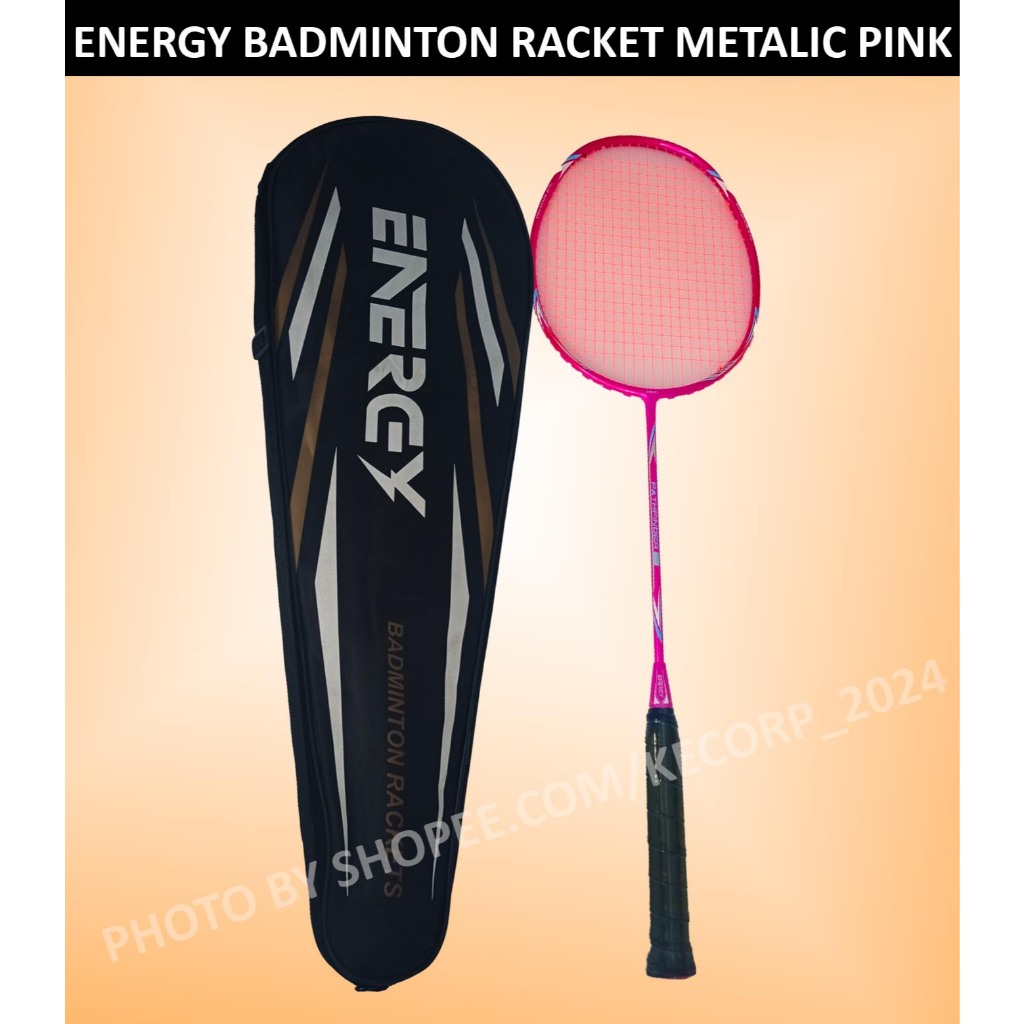 Energy Pathfinder Badminton Racket Metalic Pink Light Weight With ...