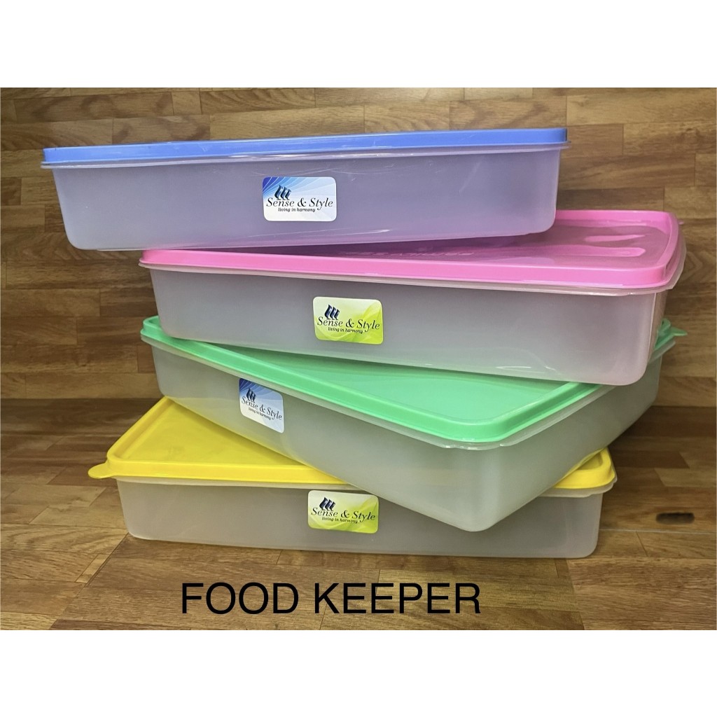 Plastic Food Keeper Container Storage with Cover Sealer 5517 5518 ...