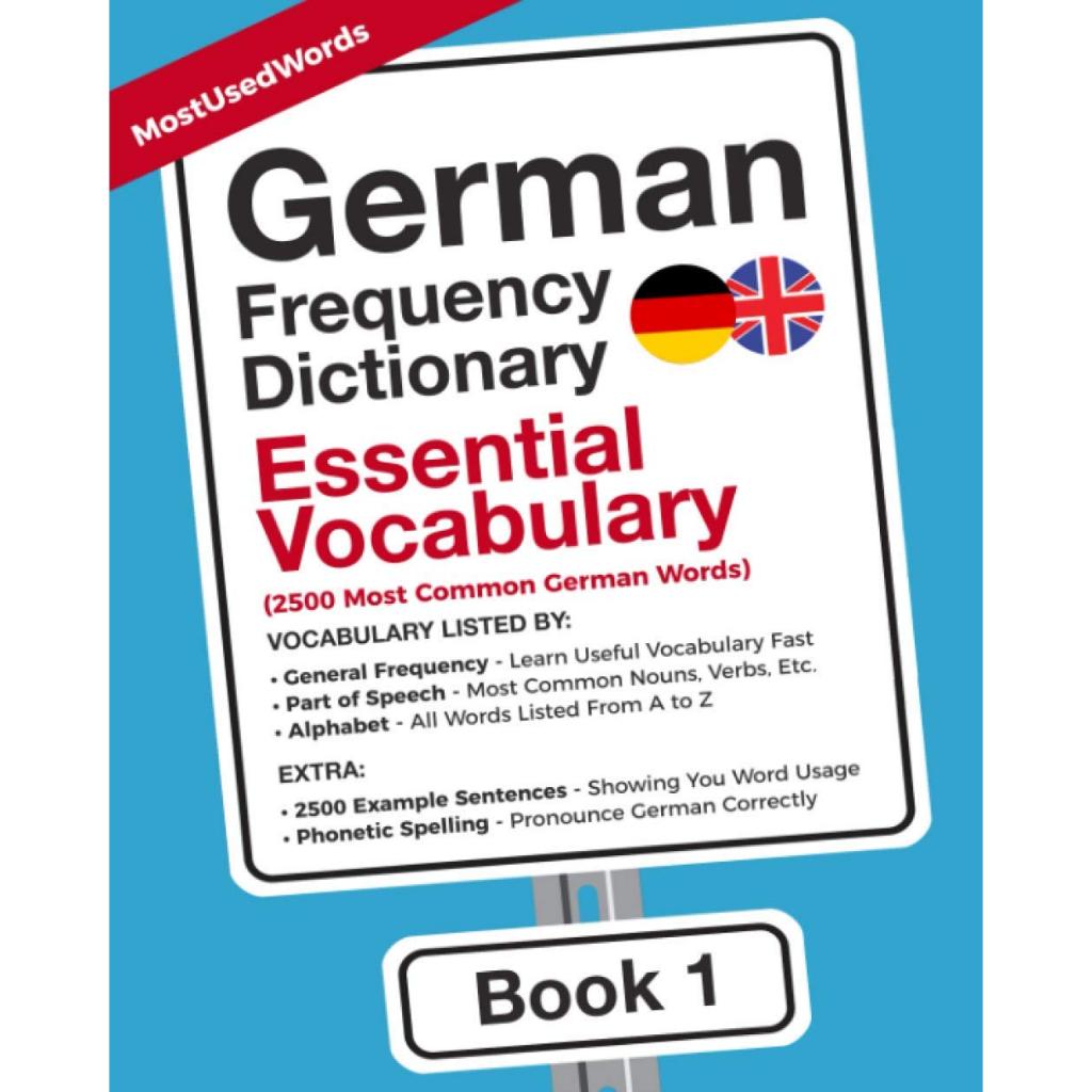 German Frequency Dictionary 1 - Essential Vocabulary - 2500 Most Common ...