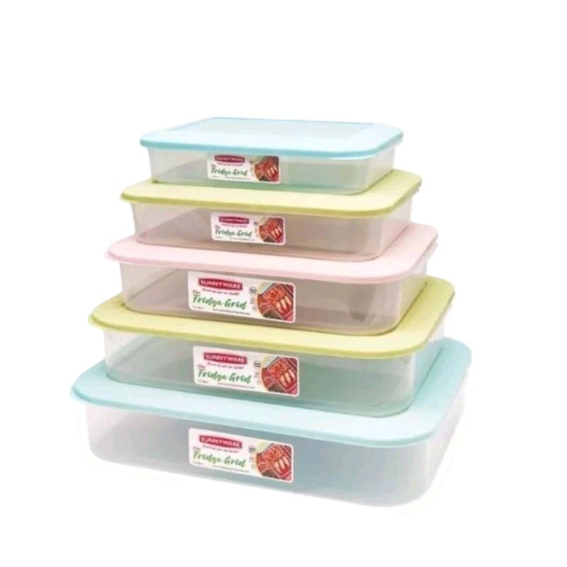 Tupperware/ Fridge Grid Food Keeper - Random Color | Shopee Malaysia