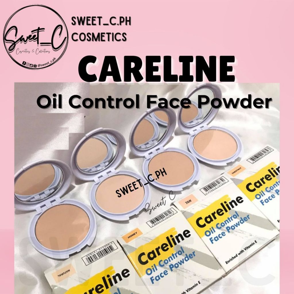 Careline Oil Control Face Powder // Careline Powder Compact Powder ...