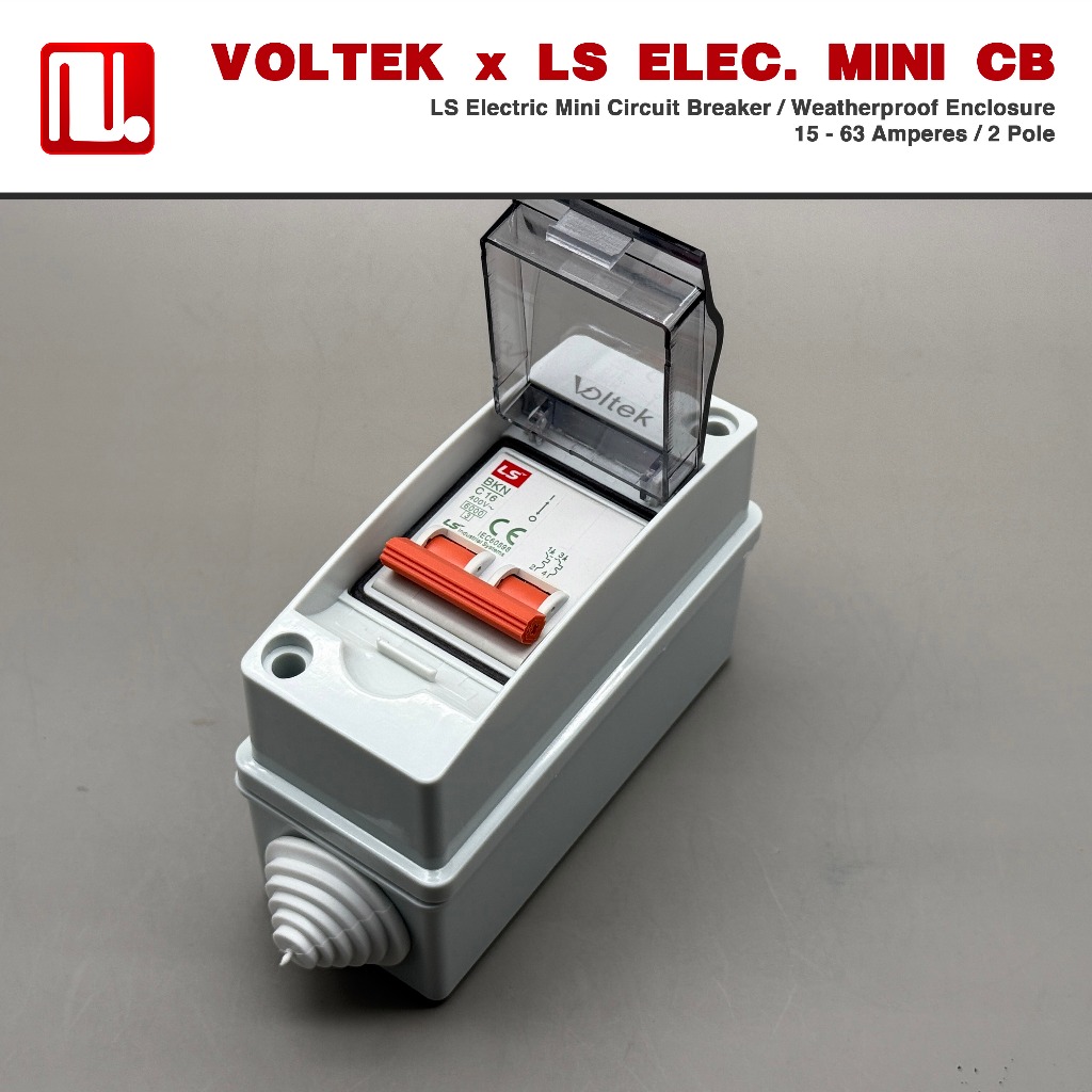 Voltek Weatherproof Enclosure with LS Electric Mini Circuit Breaker ...