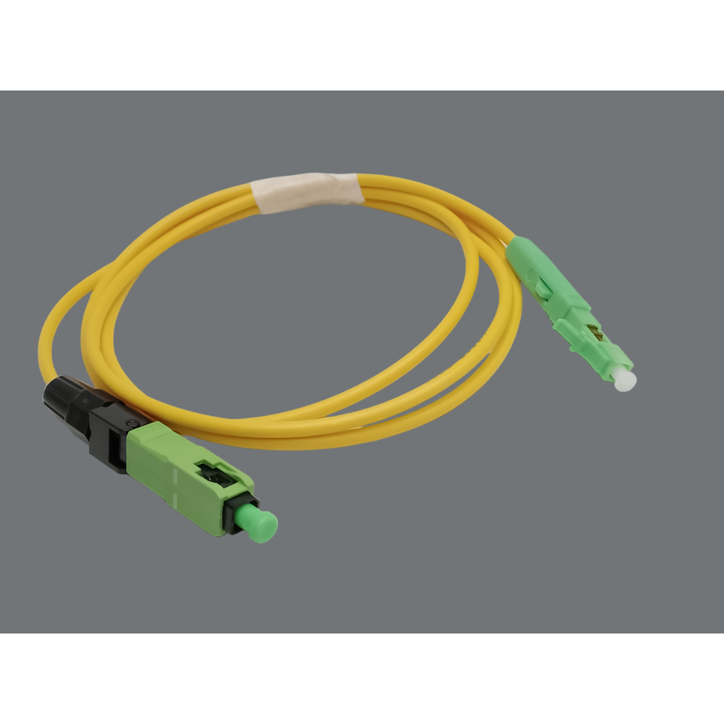 PC FIRST FIBER OPTIC QUICK CONNECTOR LC-APC to SC-APC SINGLE MODE ...