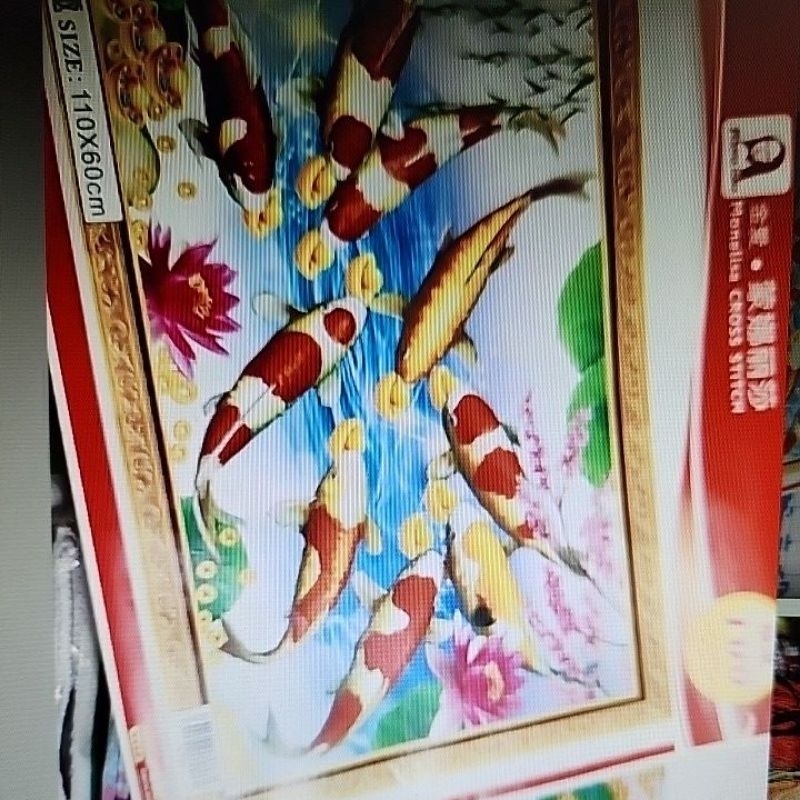 STAMPED CROSS STITCH COMPLETE SET ( MATERIALS INCLUDED) Shopee Malaysia