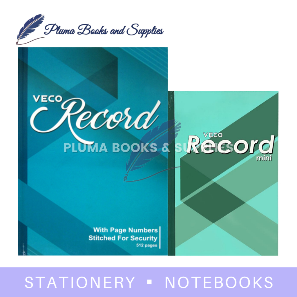 Veco Record Book - Mini, Big 101 Size | Shopee Malaysia