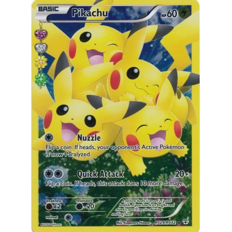 Pikachu - RC29/RC32 - Full Art Ultra Generations - Pokemon TCG | Shopee ...