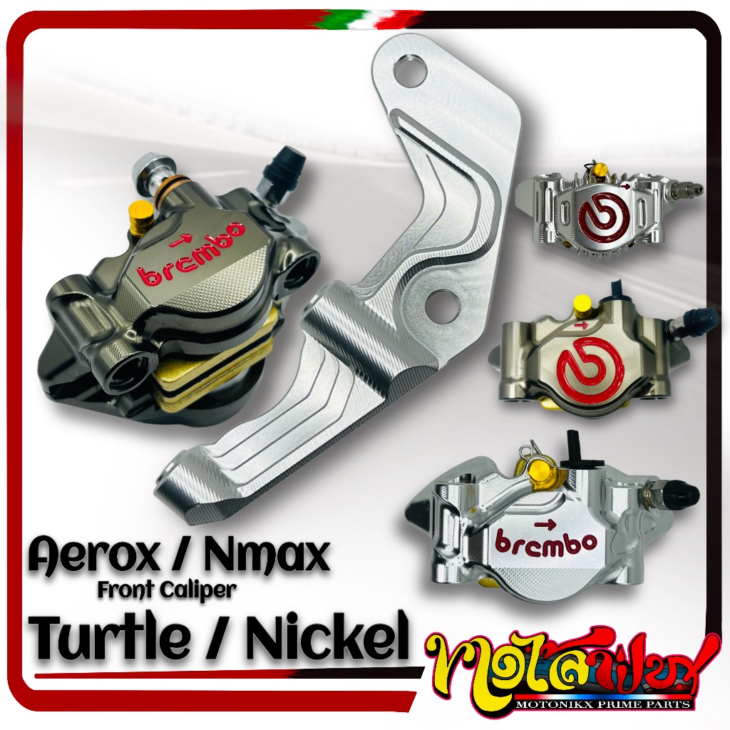 Turtle Back / Nickel Gp Caliper for Aerox / Nmax v1/v2 | Shopee Malaysia