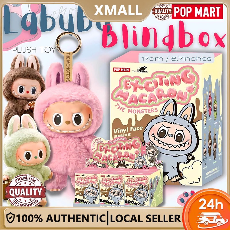 Labubu V1 Blind Box Exciting Macaron The Monsters Labubu Vinyl Face ...