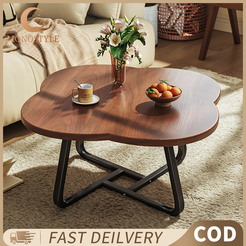 MONOSTYLE Coffee Table Flower Shape Table Center table for Living Room ...