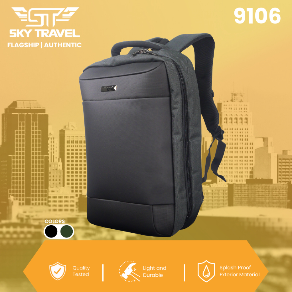 Sky Travel Backpack with Laptop Compartment (SKT9106) | Shopee Malaysia