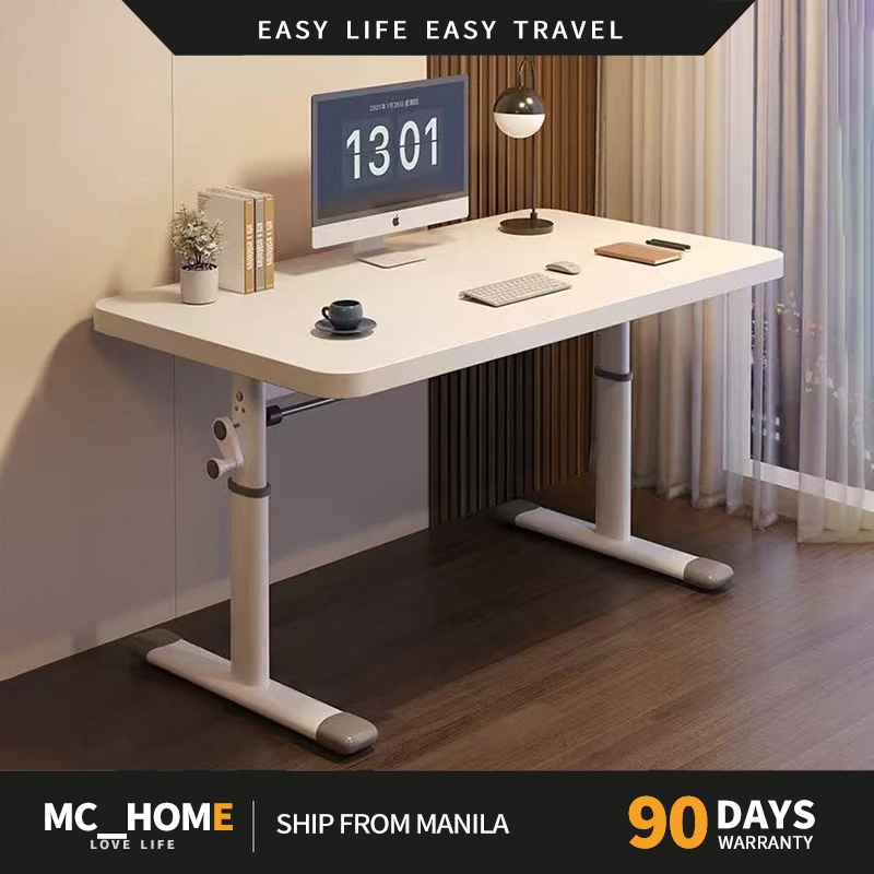 MC&HOME 120CM Liftable Computer Desk Study Table Game Table Flexible ...