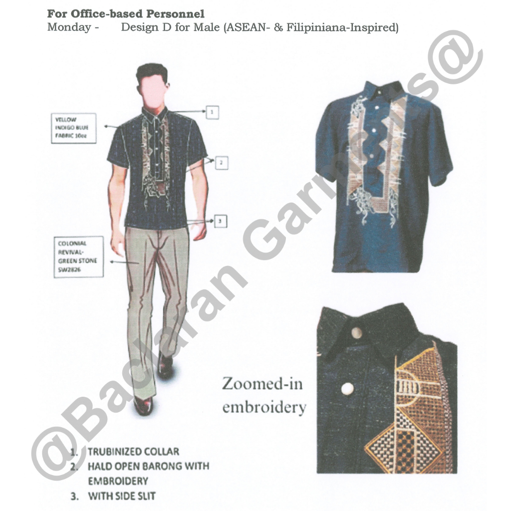 DepEd 2025-2026 NON TEACHING/OFFICE Uniforms_FABRIC ONLY (MALE ...