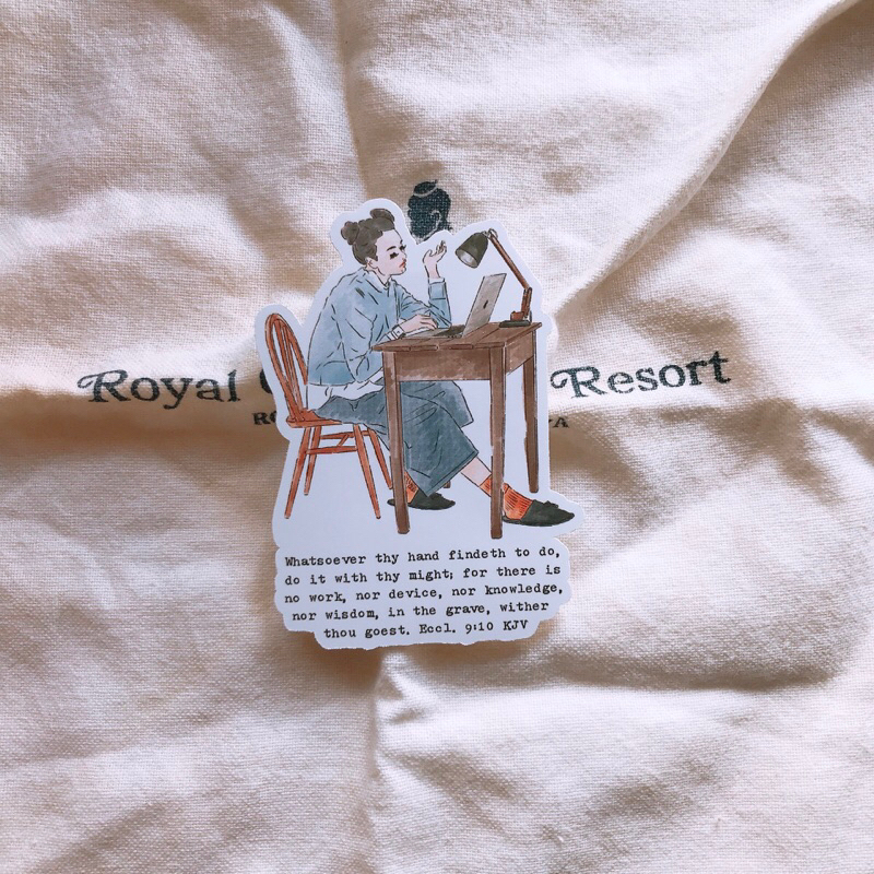 Bible Verse Sticker Eccl. 9:10 by Monalaya Stationery Shop | Shopee ...