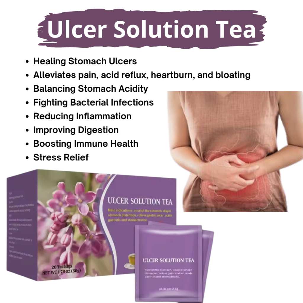 Ulcer Solution Tea Relieves Stomach Ulcers | Acid Reflux | Heartburn ...