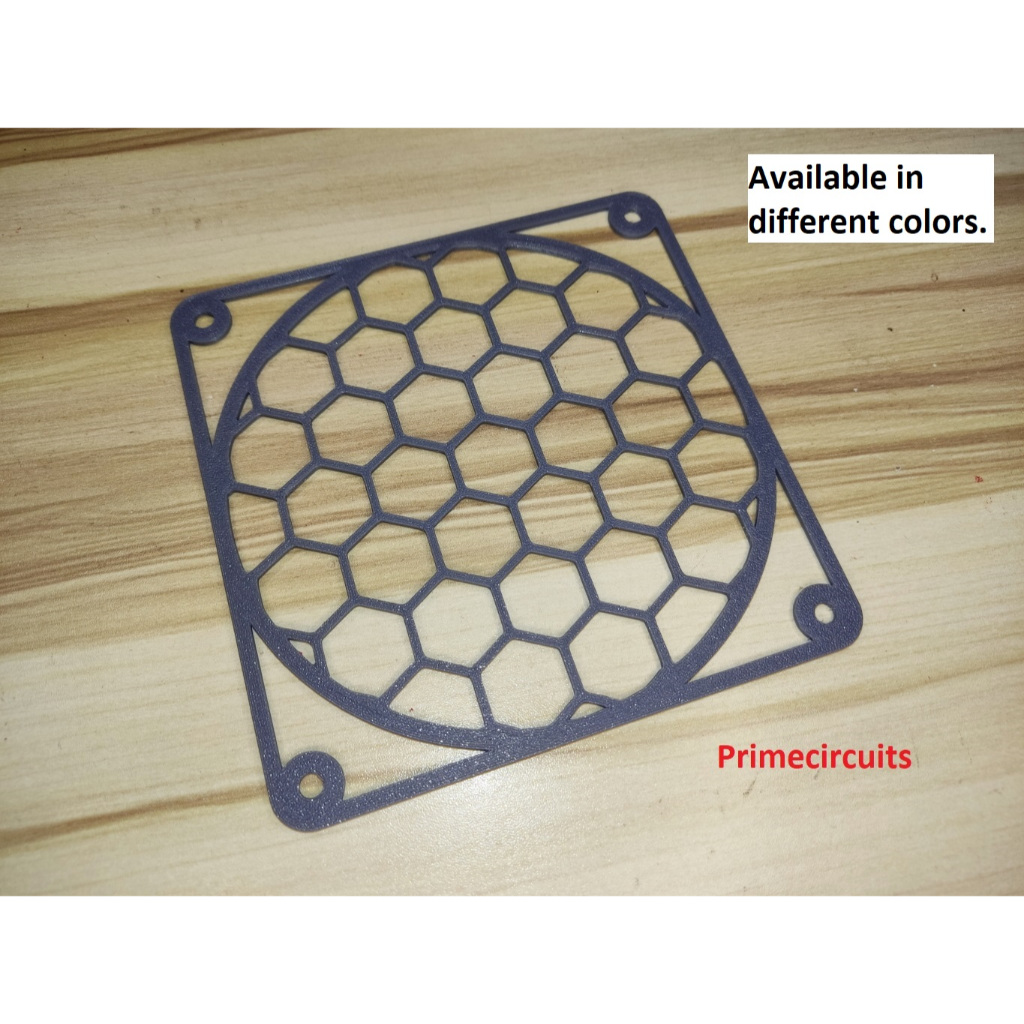 120mm fan cover fan grill plastic fan cover honeycomb design pc fan ...