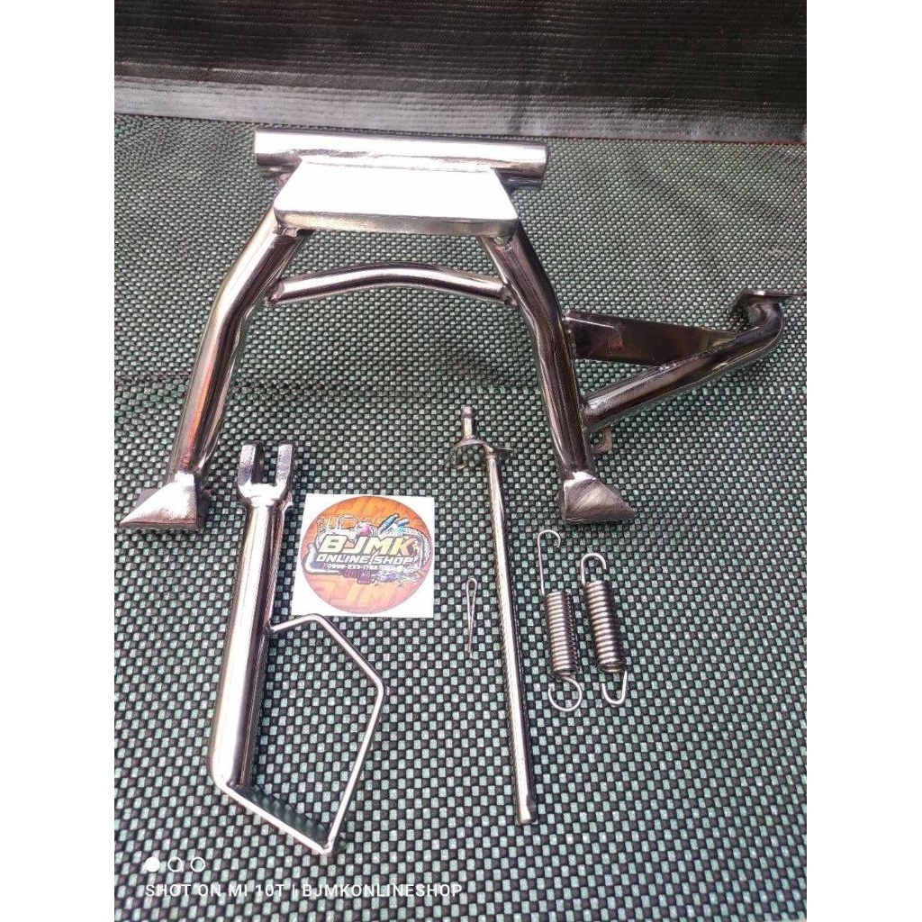 STAINLESS CENTER STAND SIDE STAND EHE SPRING (HONDA CLICK V1 V2 125/150 ...
