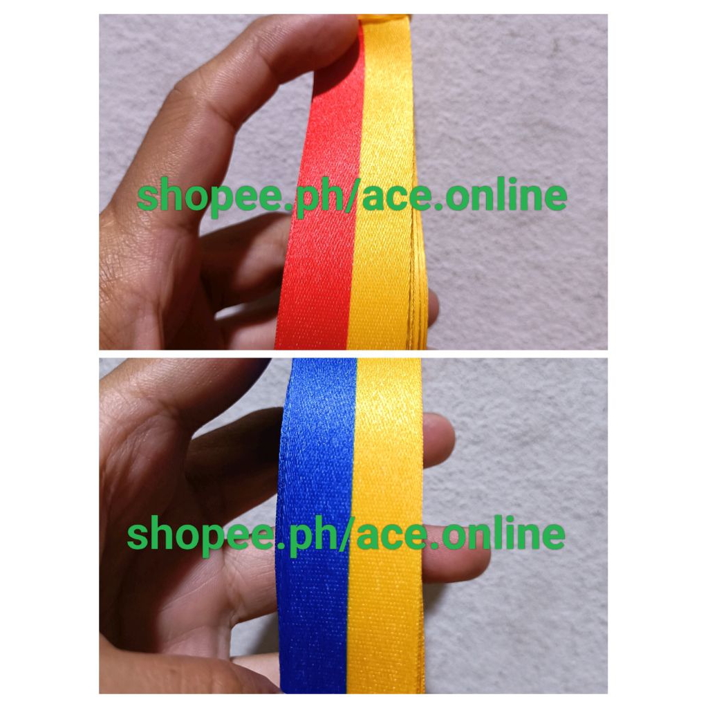 Two-color Medal Ribbons, Red color also available High-quality Ribbon ...