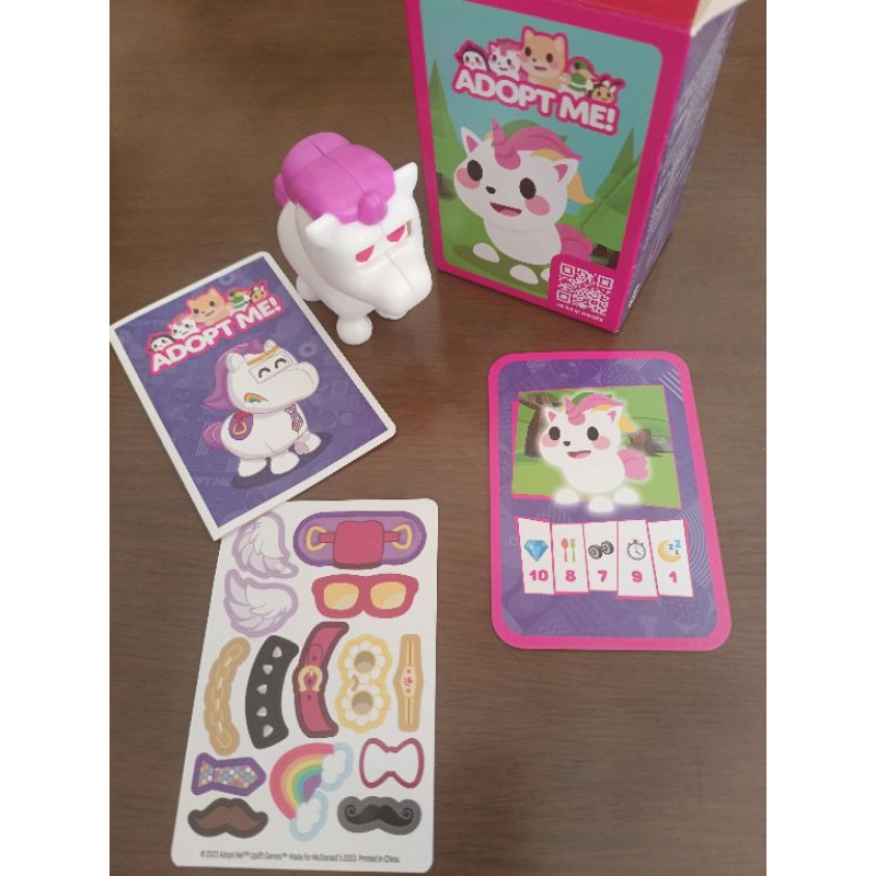 themushroomgiftshop McDonald's Adopt Me Unicorn Collection | Shopee ...