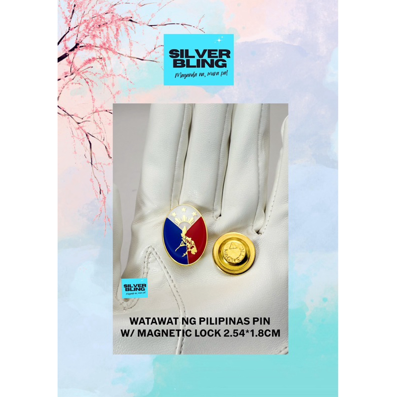 The WATAWAT NG PILIPINAS PIN with Magnetic Lock | Shopee Malaysia