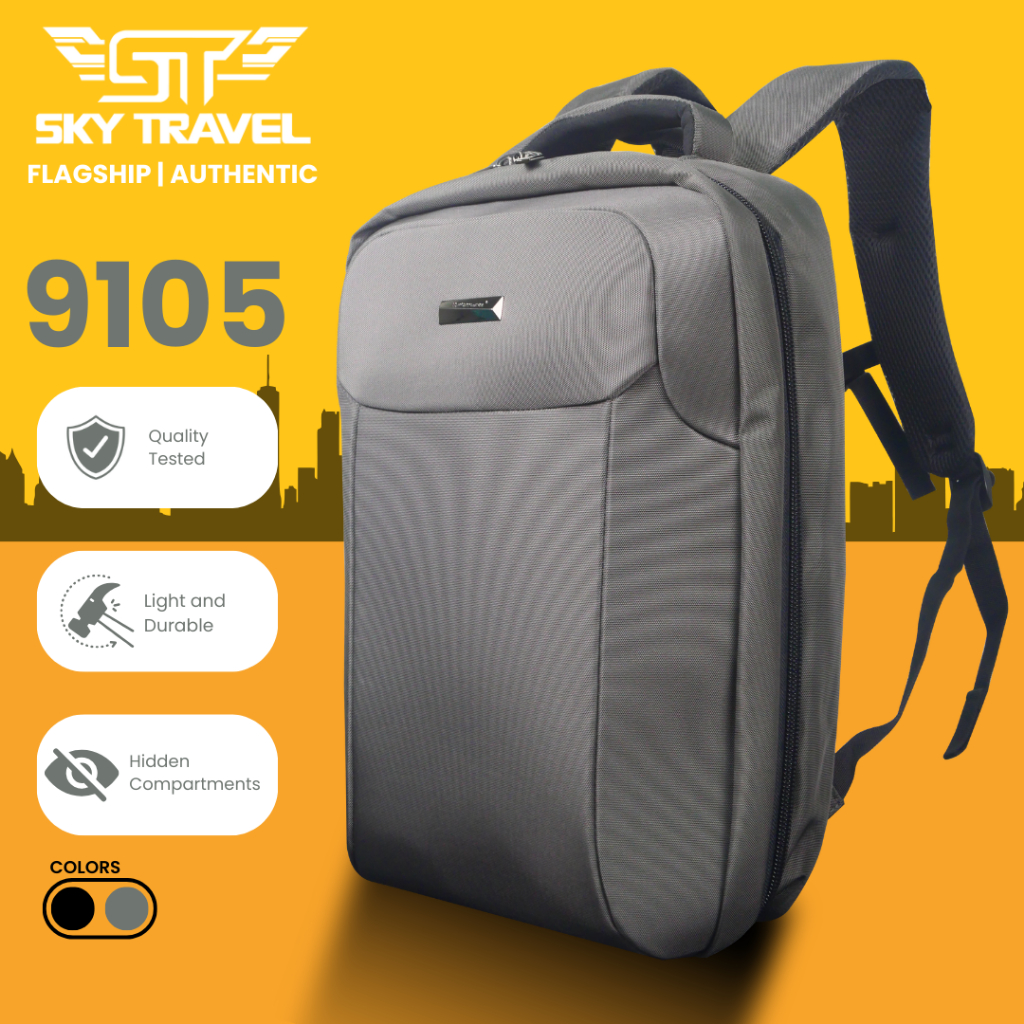Sky Travel Backpack with Laptop Compartment (SKT9105) | Shopee Malaysia